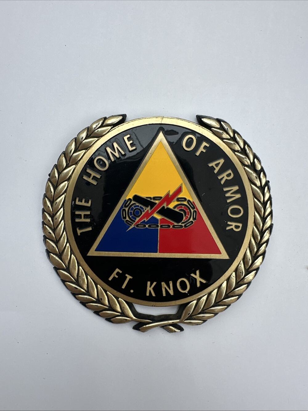 US Army Fort Knox Home of Armor Challenge Coin Military Collectible Kentucky